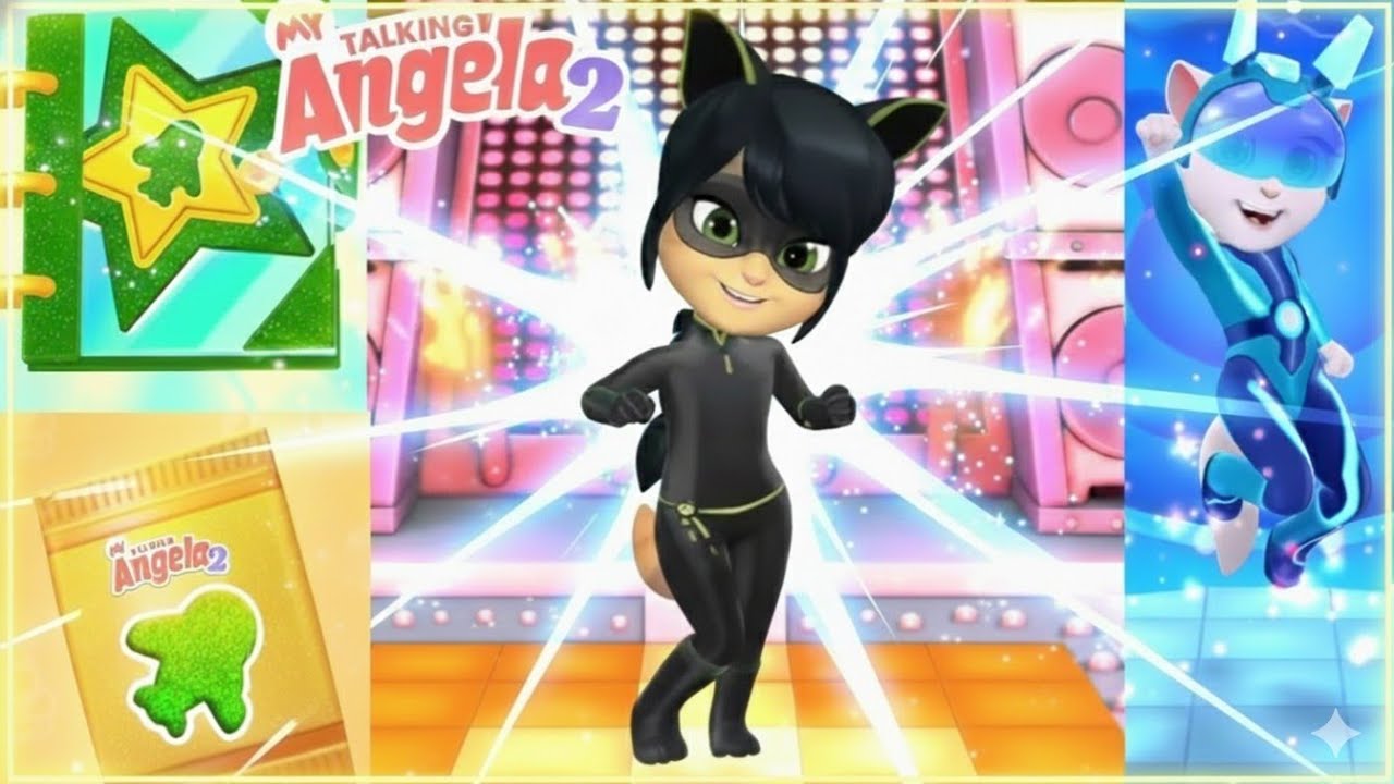 My Talking Angela 2 New update Stickers Album Complete Gameplay Android ios 