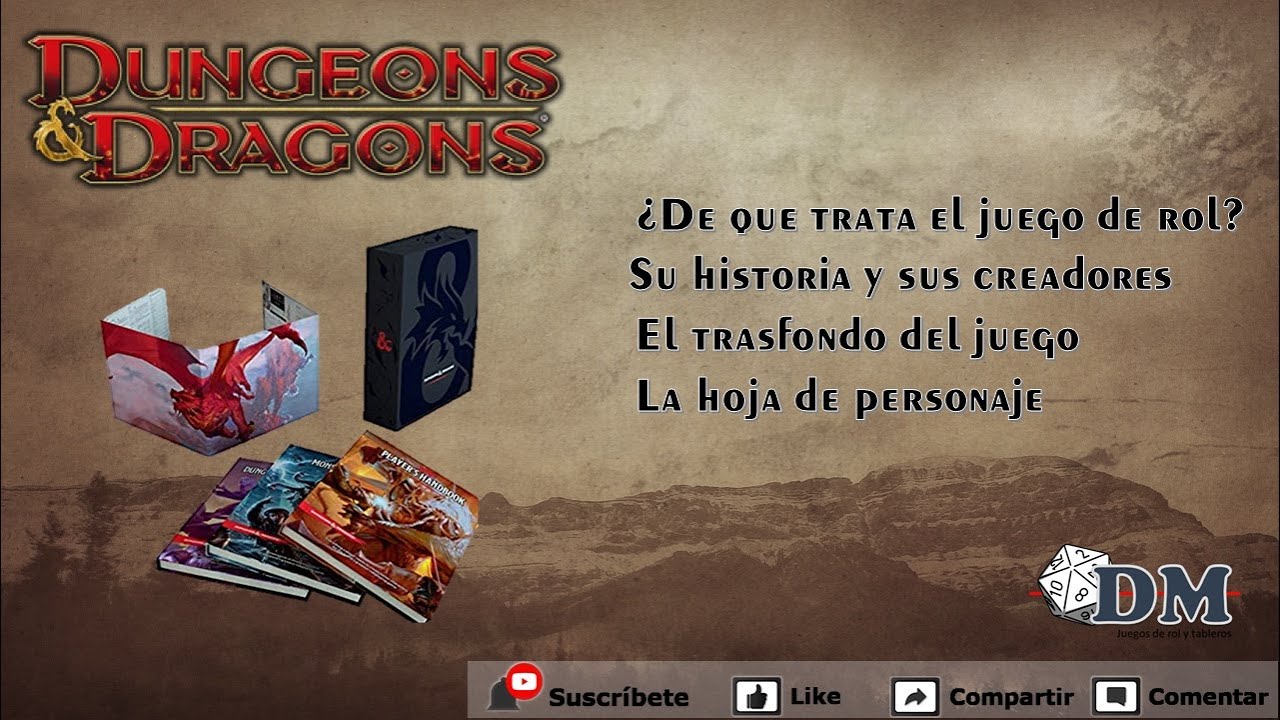 DUNGEONS & DRAGONS: Su historia | El mejor juego de rol |  ¿De que trata?