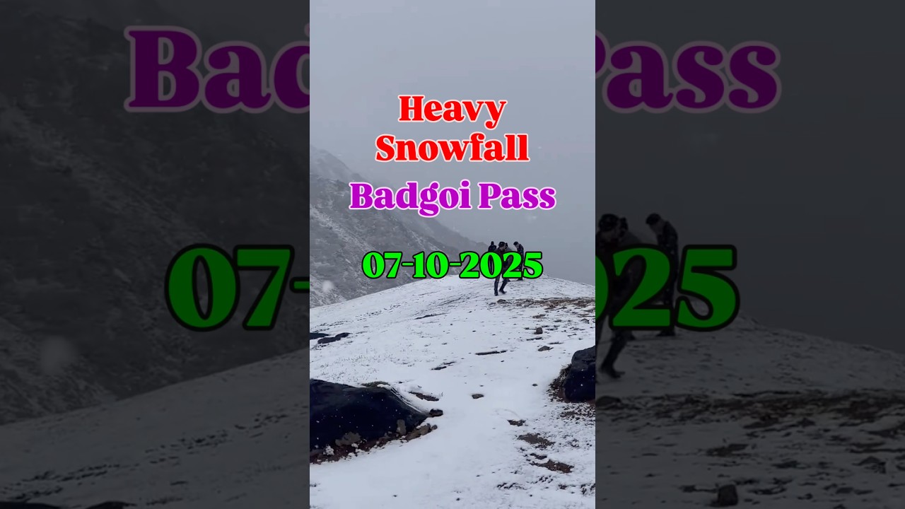 ❄️ Badgoi Pass, Kumrat Valley &ndash; Wrapped in Snow and Silence! 🌨️🏔️ #pakistantourism