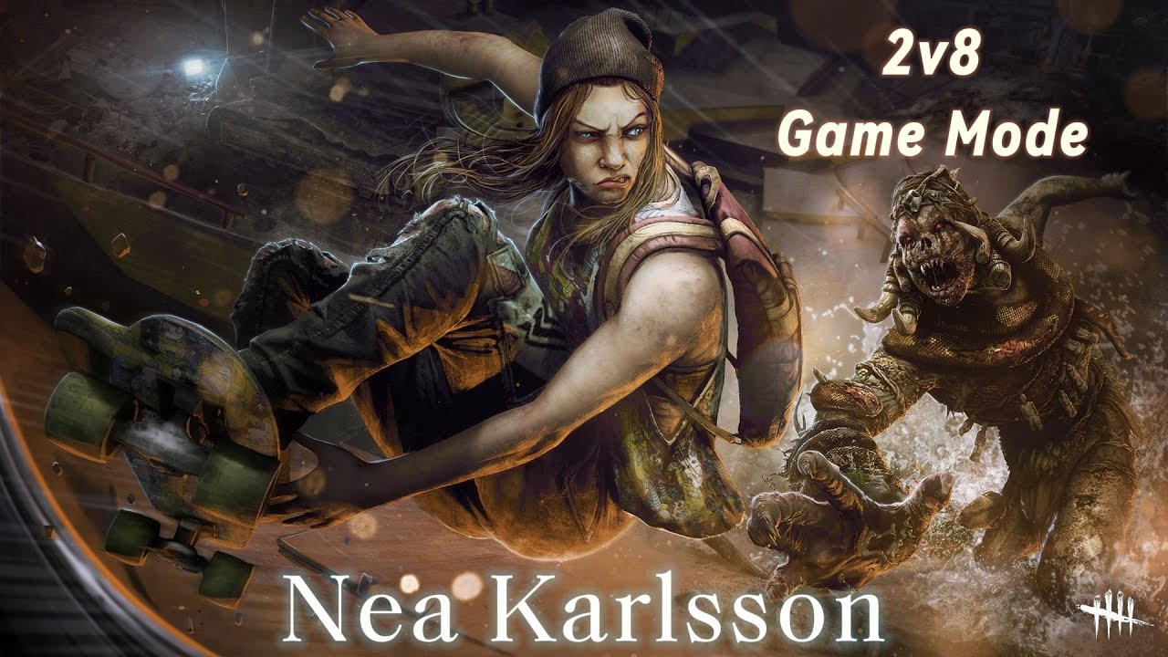 Dead by Daylight #47 - Nea Karlsson vs Deathslinger & Trapper (2v8 Gameplay) [No Commentary]