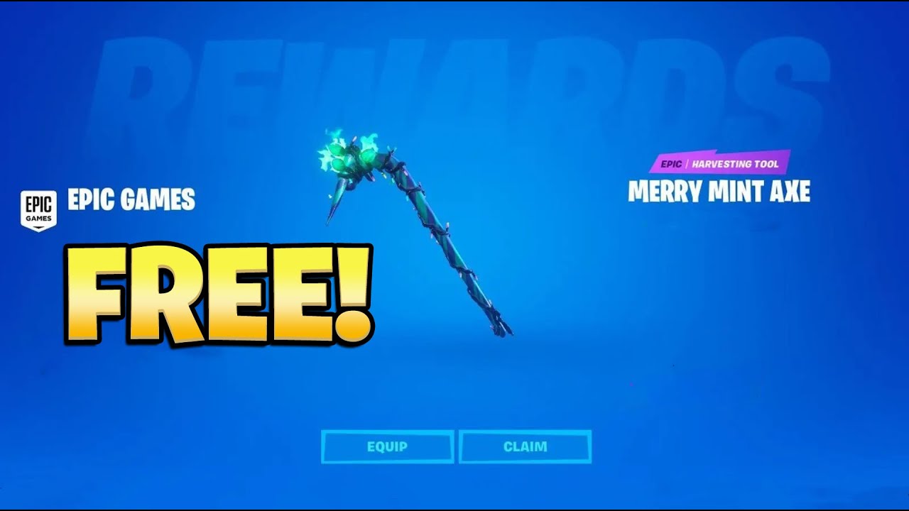 Как получить кирку «Мята» БЕСПЛАТНО в Fortnite! (Глава 7, Сезон 1)!