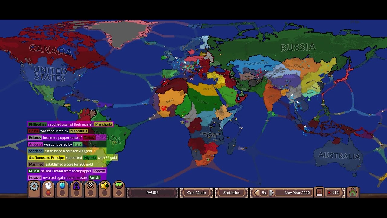 USA–Vietnam War (1965) | World Map Simulation