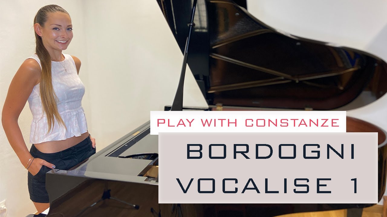 BORDOGNI Vocalise 1 (Flute #1) Play-along with Constanze Hochwartner