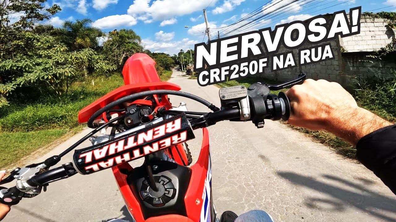 😁CRF250F PRONTA, TESTANDO NA RUA❗