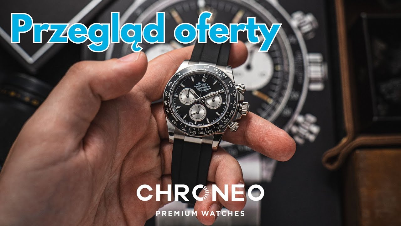 Nowe zegarki w ofercie - Rolex Daytona 126519LN, Omega Speedmaster 310.30.42.50.04.001 i inne