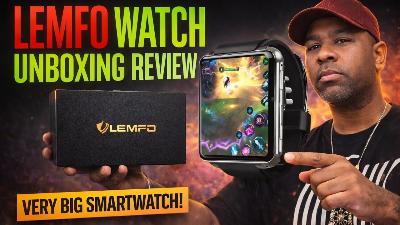LEMFO LEM T 4G 2.88 Inch Screen Smart Watch Unboxing Product Review