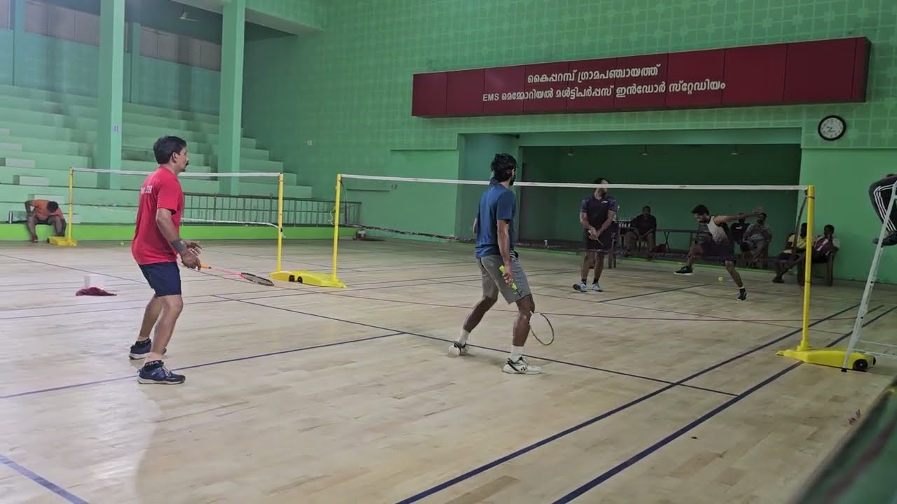 Saju/Anand Vs  Adithyan/Partner Badminton Tournament