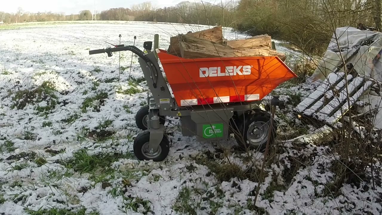 Deleks Electric Mini Dumper with Hydraulic tipping XE-500He.