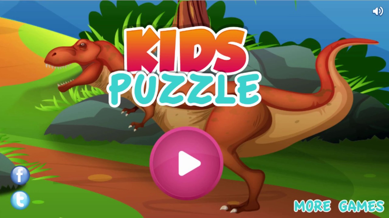 Dinosaurs Jurassic Park Jigsaw Puzzle for kids!  Android Kids Game