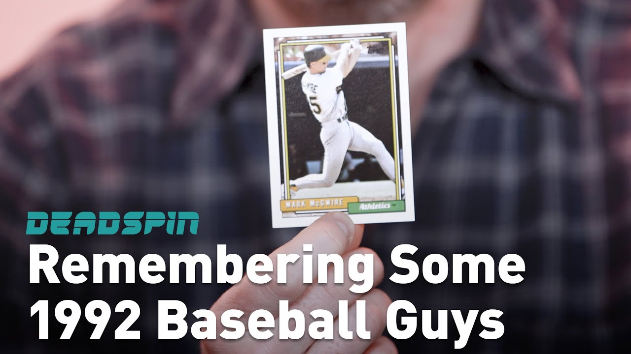 Remembering Some Guys: 1992 Baseball Guys