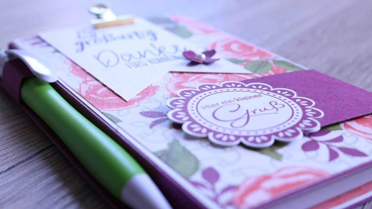 NOTIZBLOCK aus STAMPIN´UP! Produkten | Tutorial