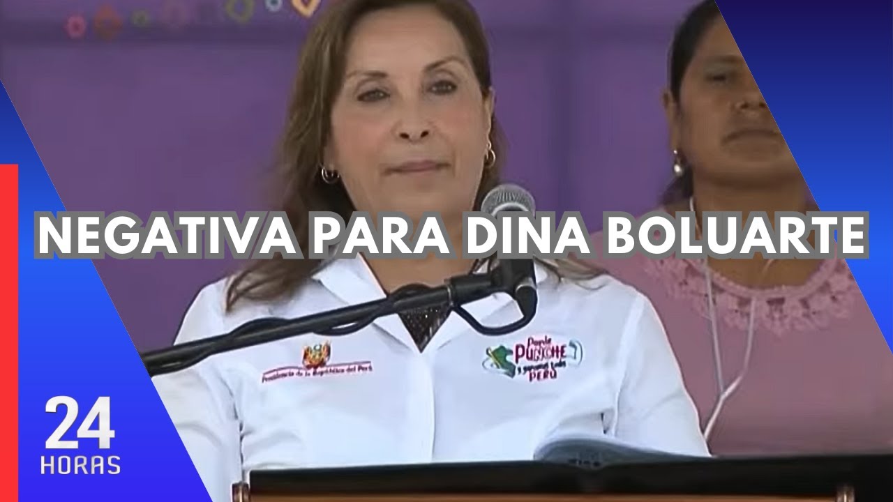 Congreso rechaza otorgarle pensi&oacute;n vitalicia a Dina Boluarte