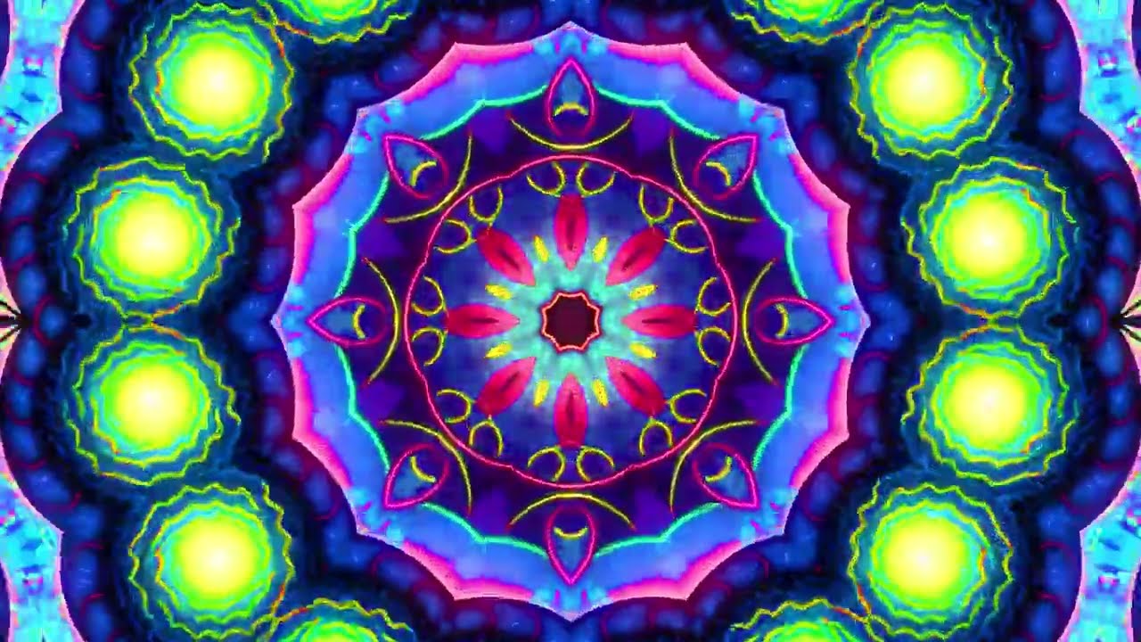 👁️ Dr. Joe Dispenza Kaleidoscope Mind Movie, Visual Meditation Music, Visual Relaxation ❊60fps 💫