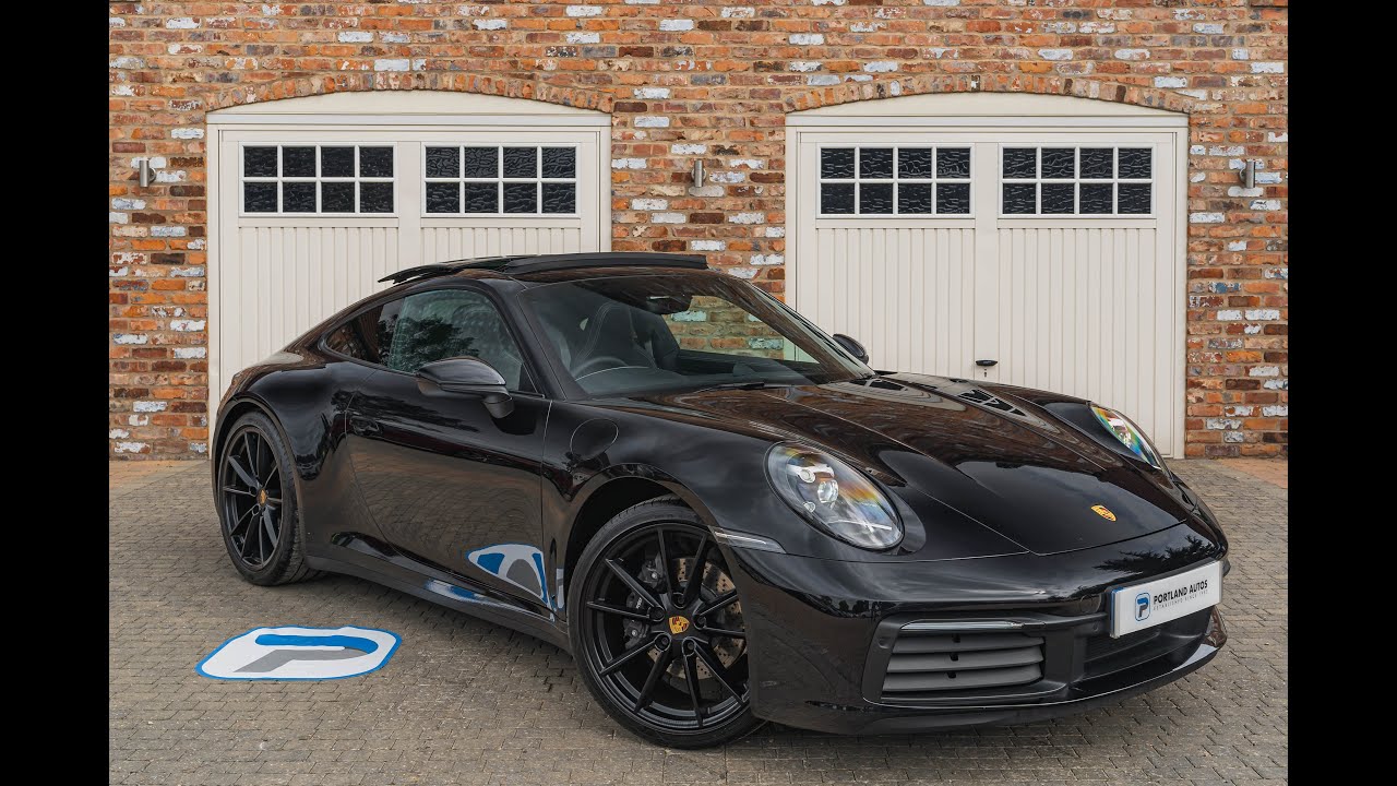 2019/69 992 PORSCHE 911 CARRERA 4 PDK COUPE  IN JET BLACK  METALLIC WITH EBONY BLACK LEATHER