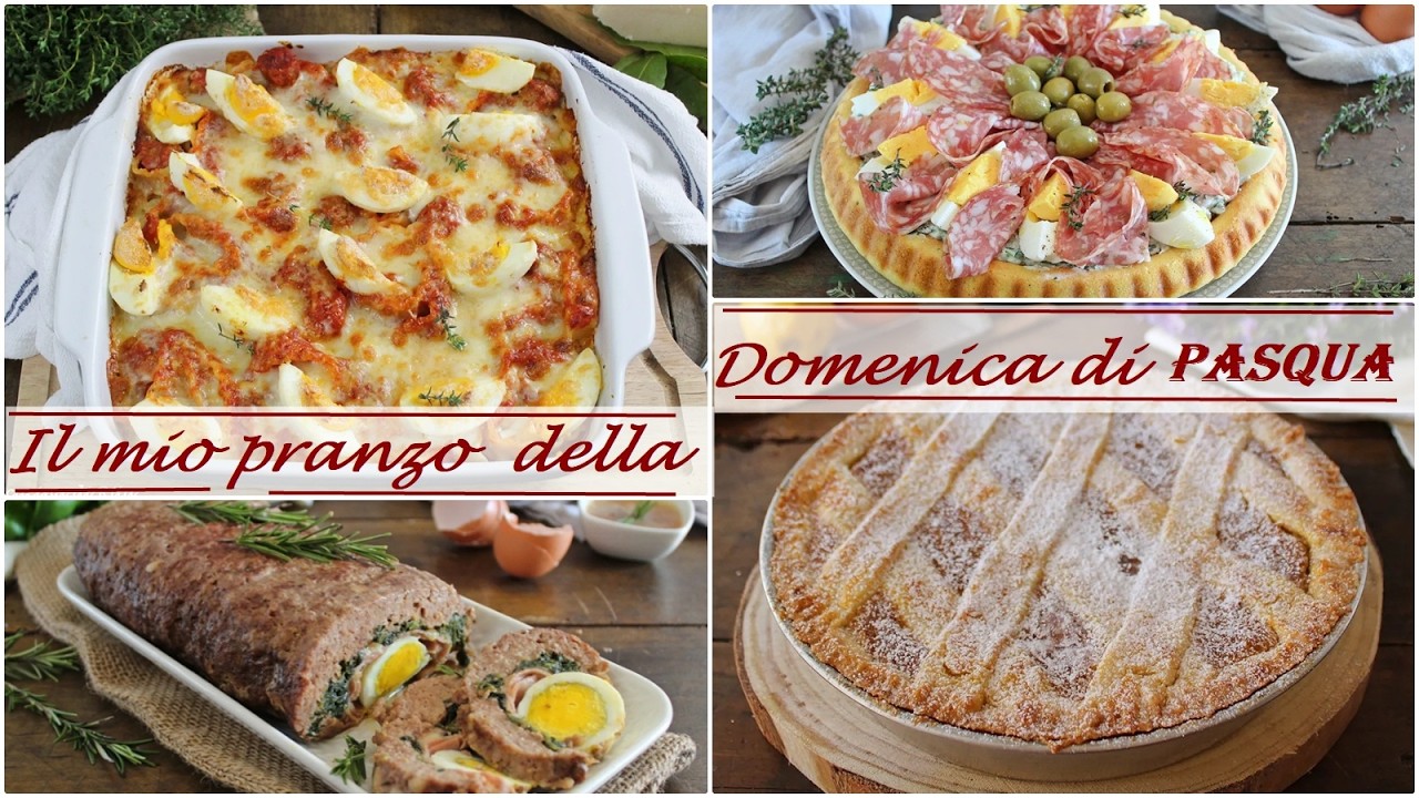 IL MIO PRANZO della Domenica di PASQUA- La cucina di Rita