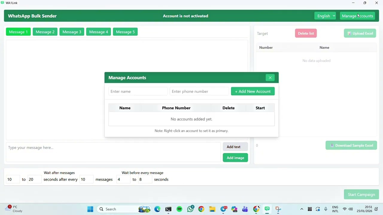 WhatsApp Toplu Mesaj proqram təminatı istifadə qaydası | toplumesaj.az