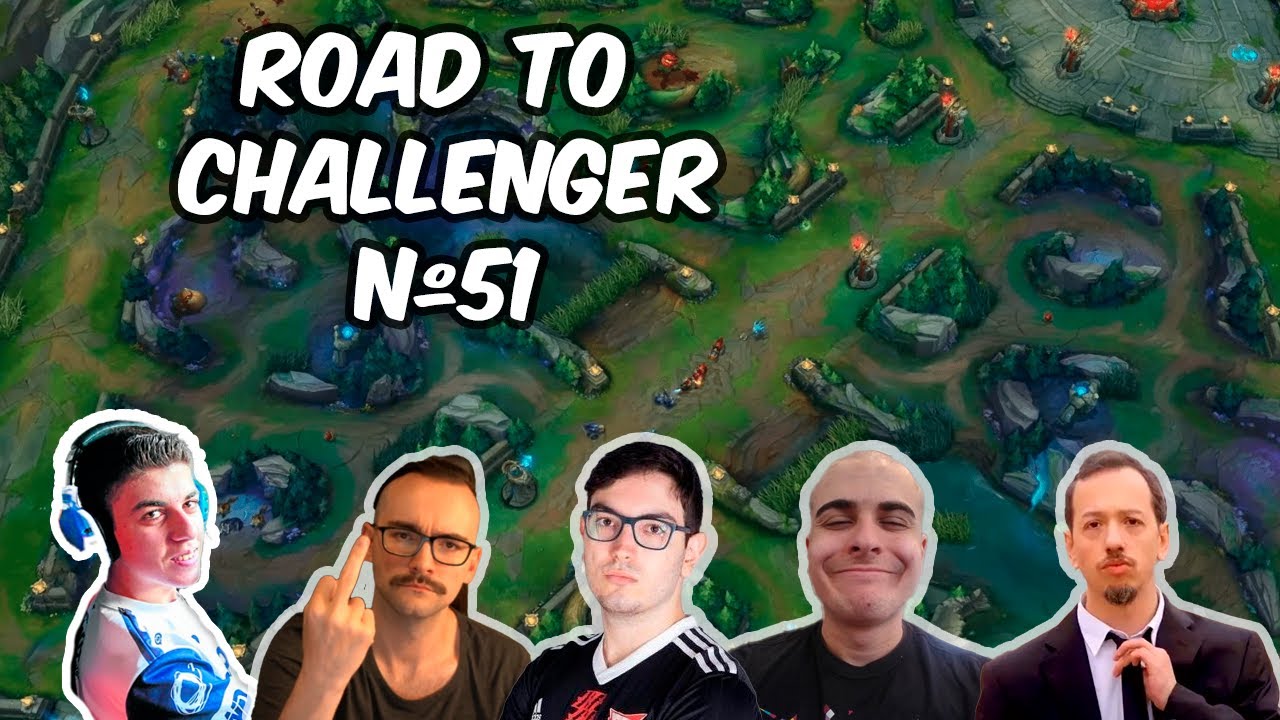 Road to Challenger Mapa 51 Xokas, Werlyb, knekro, Shiro y Javierlol