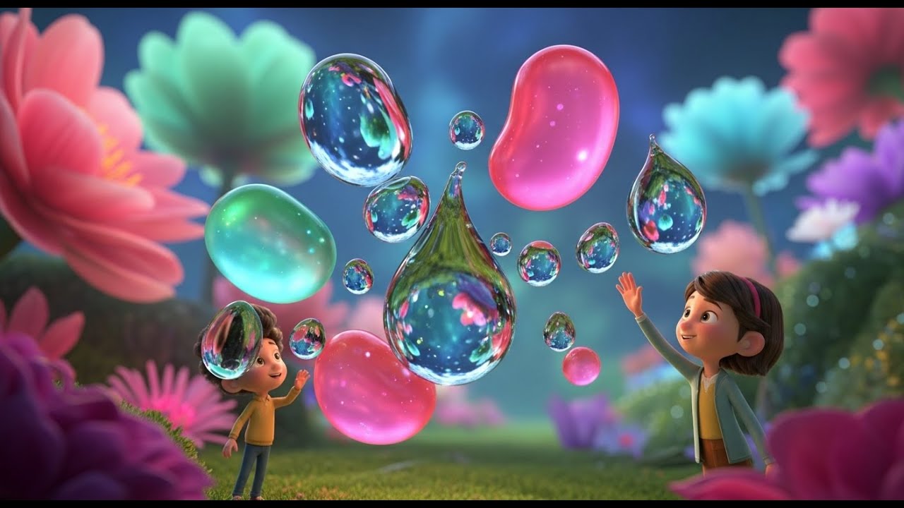Splish and Splash, Sparkling Like a Jellybean! | Fun Bath Time Song for Kids | Nursery Rhymes