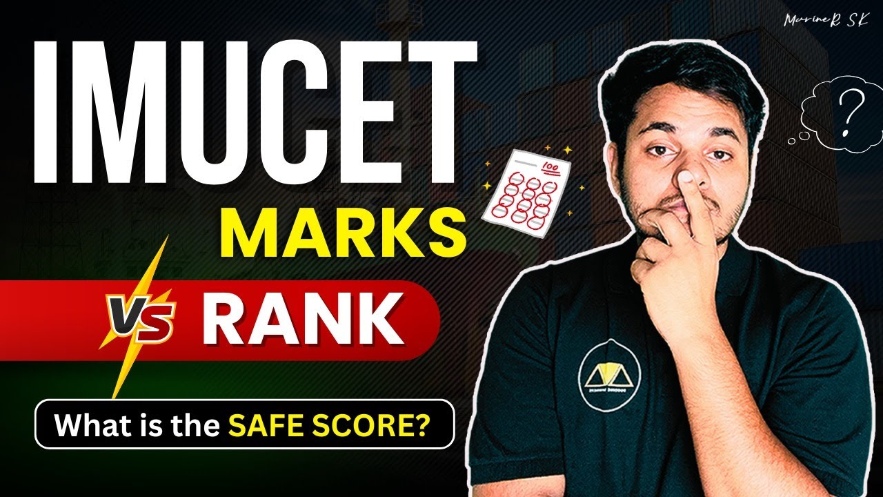 IMUCET Marks vs Rank | What is the safe&nbsp;score?