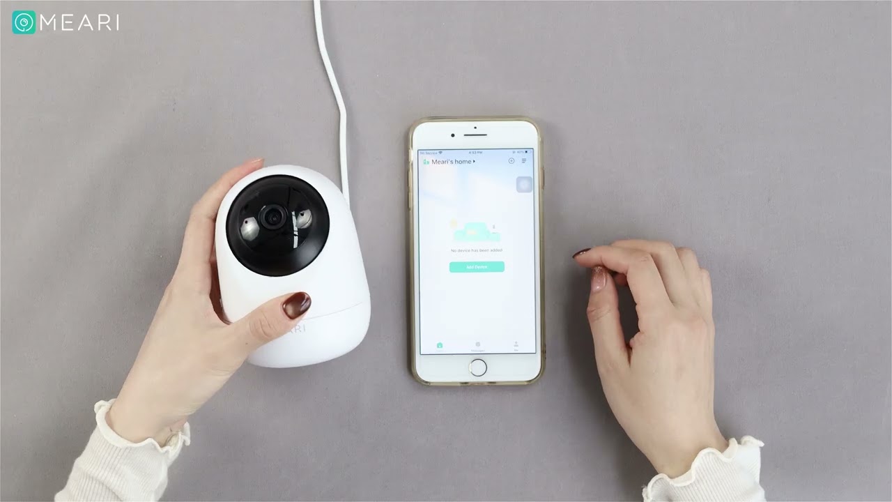 MEARI Smart WiFi camera paring via BLE