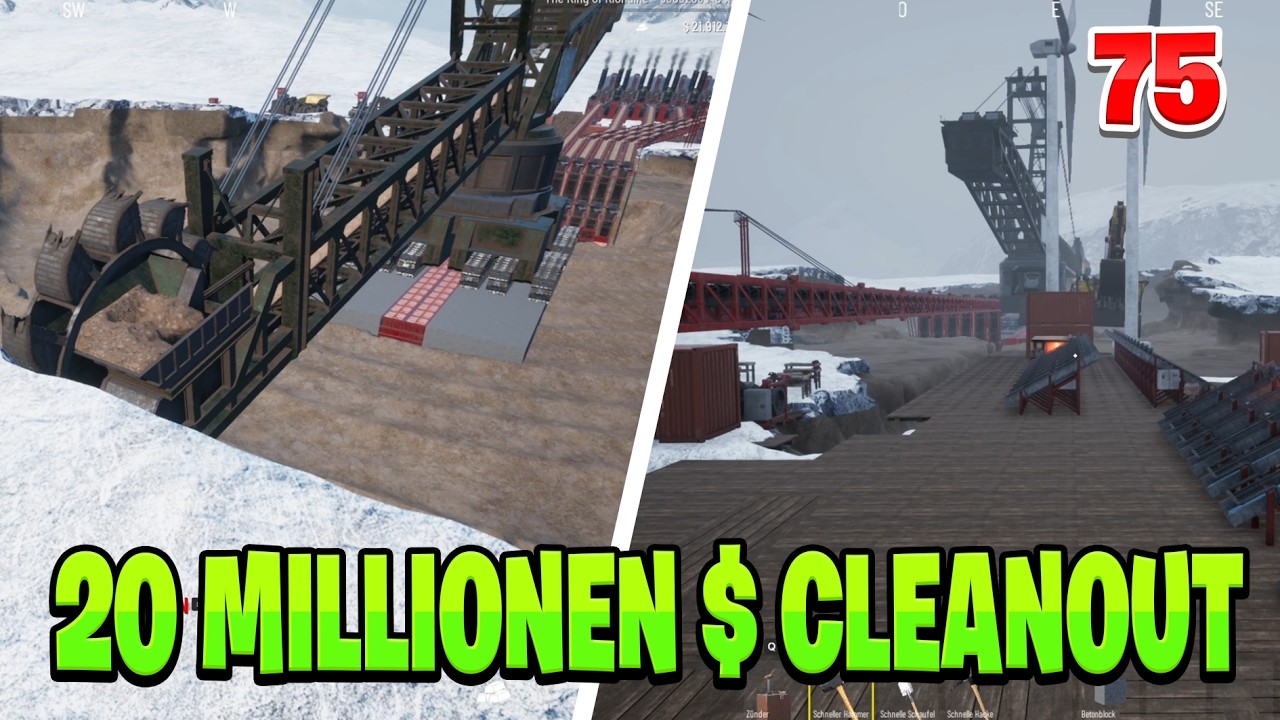 Out of Ore Hardcore – Tag 75: Dieser Cleanout eskaliert… 20 Mio $ Gewinn! 🔥 #075
