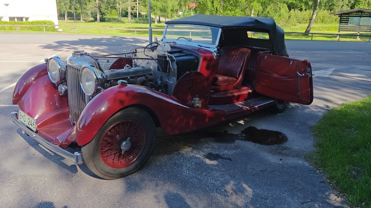 1936 Lagonda rolling restoration walk around.