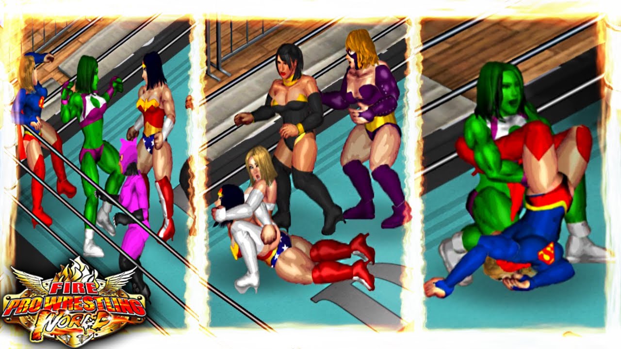 ❌ 4 vs 4 Epic Superheroine Brawl ft. Wonder Woman, She-Hulk, Catwoman, Emma Frost ❌ Marvel vs DC
