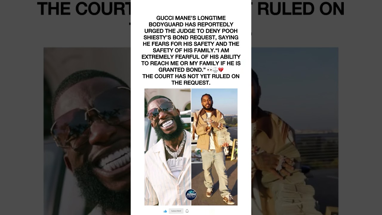 Gucci Mane's Bodyguard Fears for Safety Over Pooh Shiesty Bond 😨 #guccimane #poohshiesty