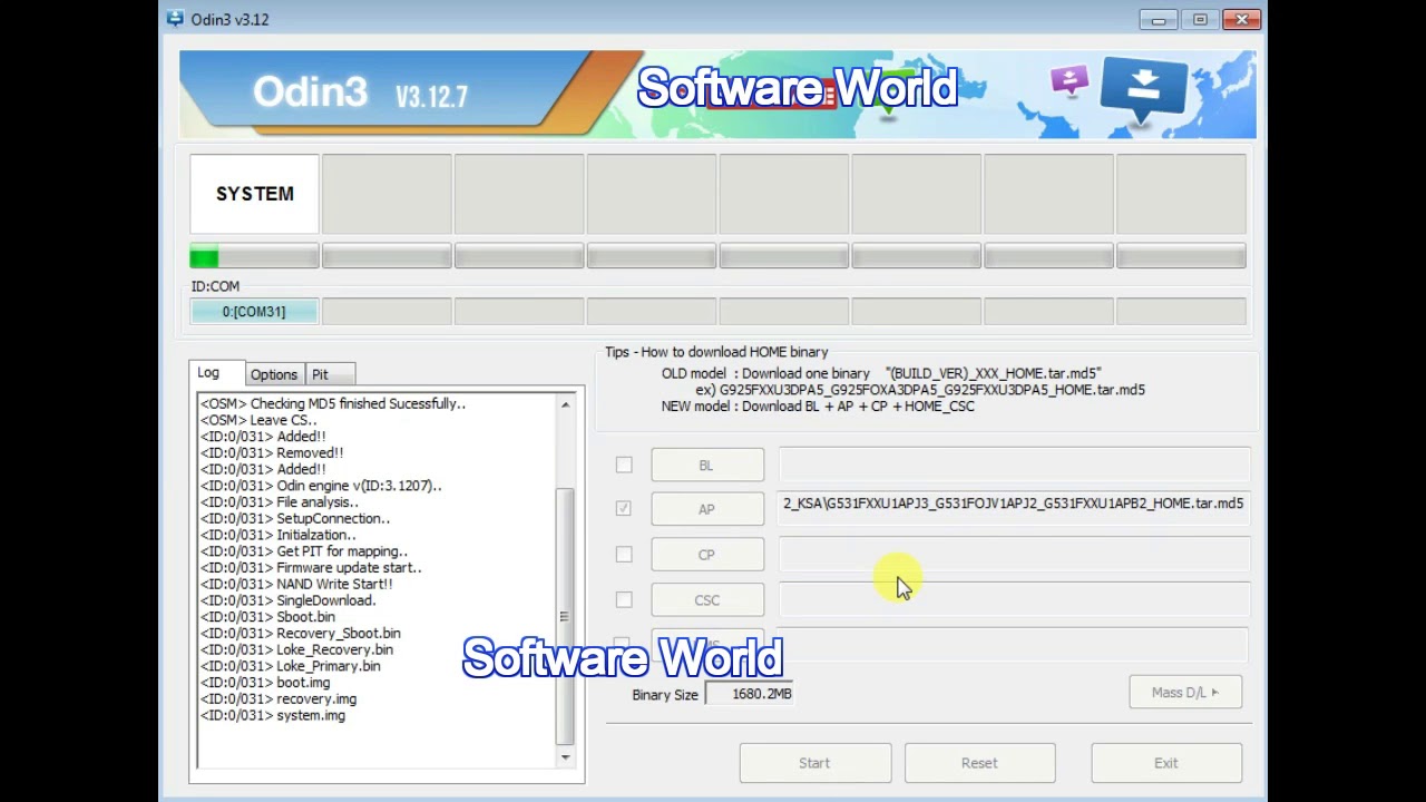 how to flash Samsung Galaxy Grand Prime SM G531F