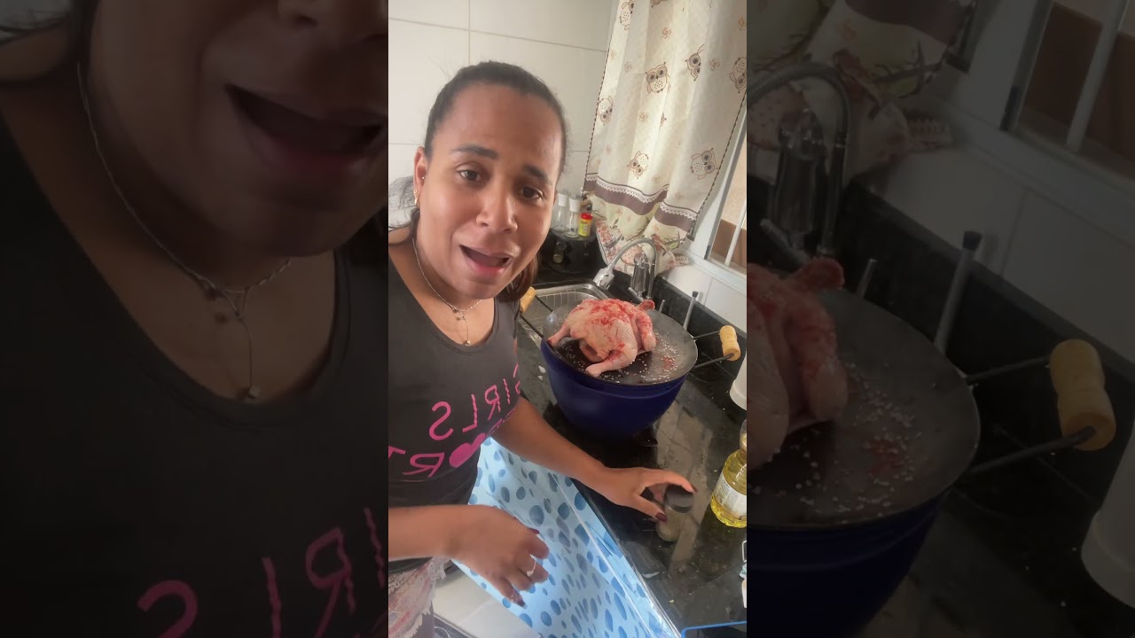 Frango frito no tacho #vidadedonadecasanaoefacil