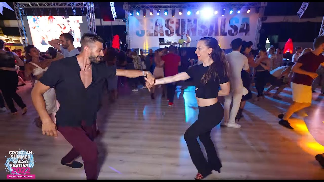 Panagiotis Aglamisis & Nerea Perez Rincon - social dancing @ CSSF 2022, Rovinj