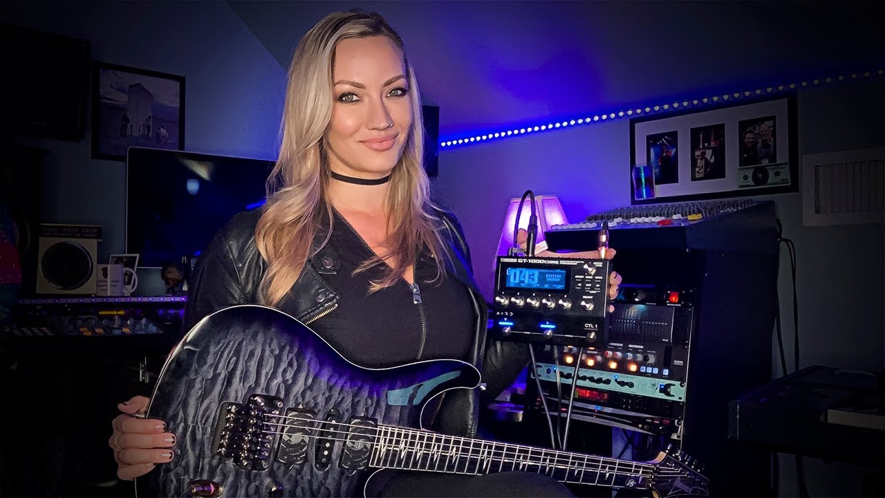 Boss GT-1000CORE Multi-Effects Processor | Overview and Demo with Nita Strauss