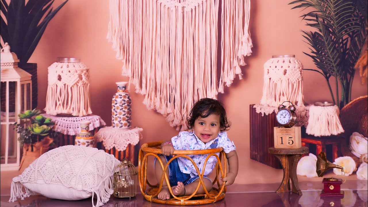 Chinnari ponnari bangaru kanna song shoot of Rudransh at Mamas studio , 9949883590