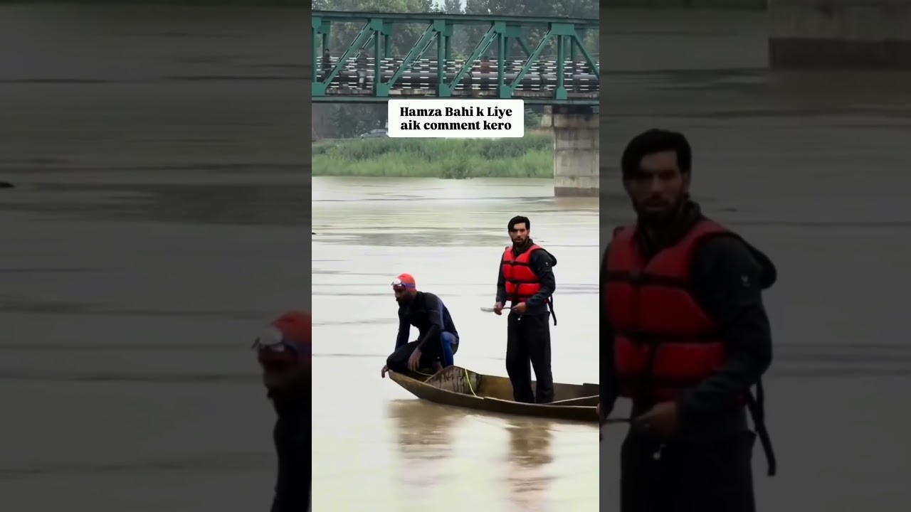 Hero Hamza Bhai ❤️ | Brave Flood Rescue Mission 🚤💪 #Shorts
