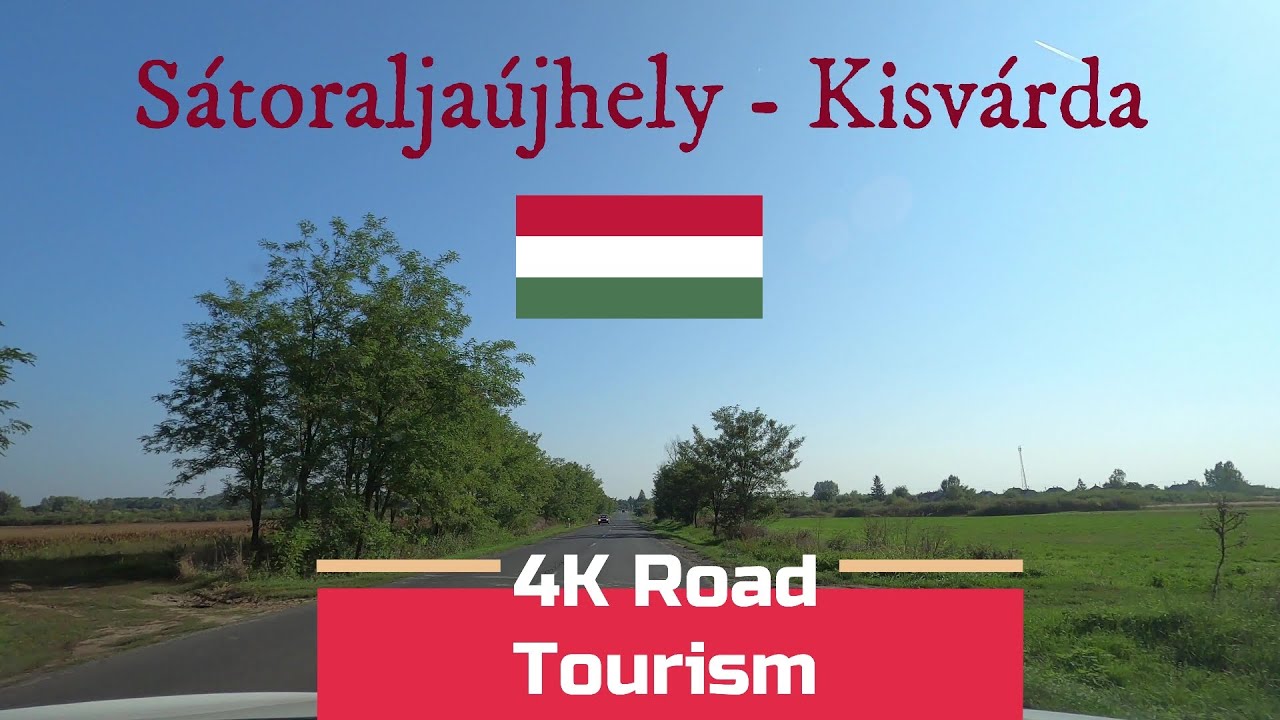 Driving Hungary: Road 381 Sátoraljaújhely - Kisvárda - 4k drive through North Hungary