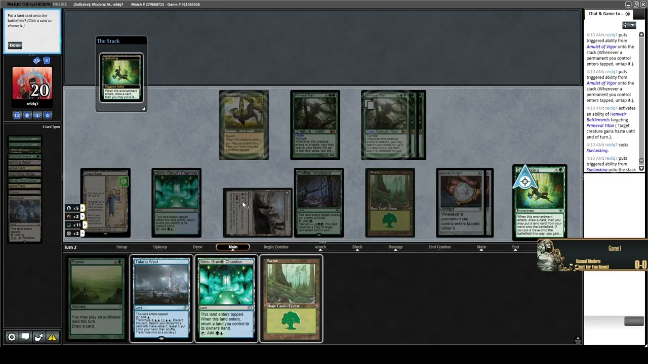 Never Lose to Time Again on MTGO | Amulet Titan