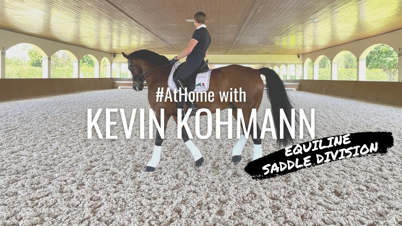 Home training with FEI Dressage rider Kevin Kohmann and Equiline America Saddle Division