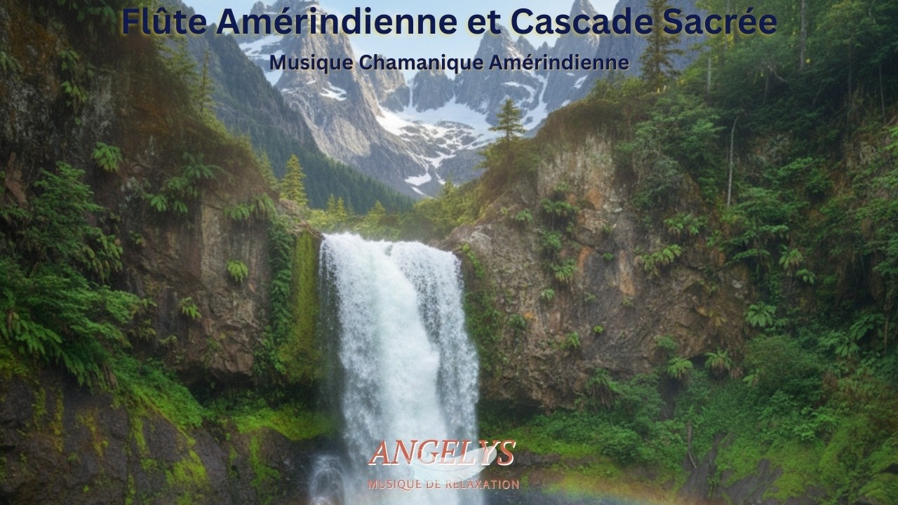 Шаманская музыка, индейская американская флейта и священный водопад, глубокая медитация