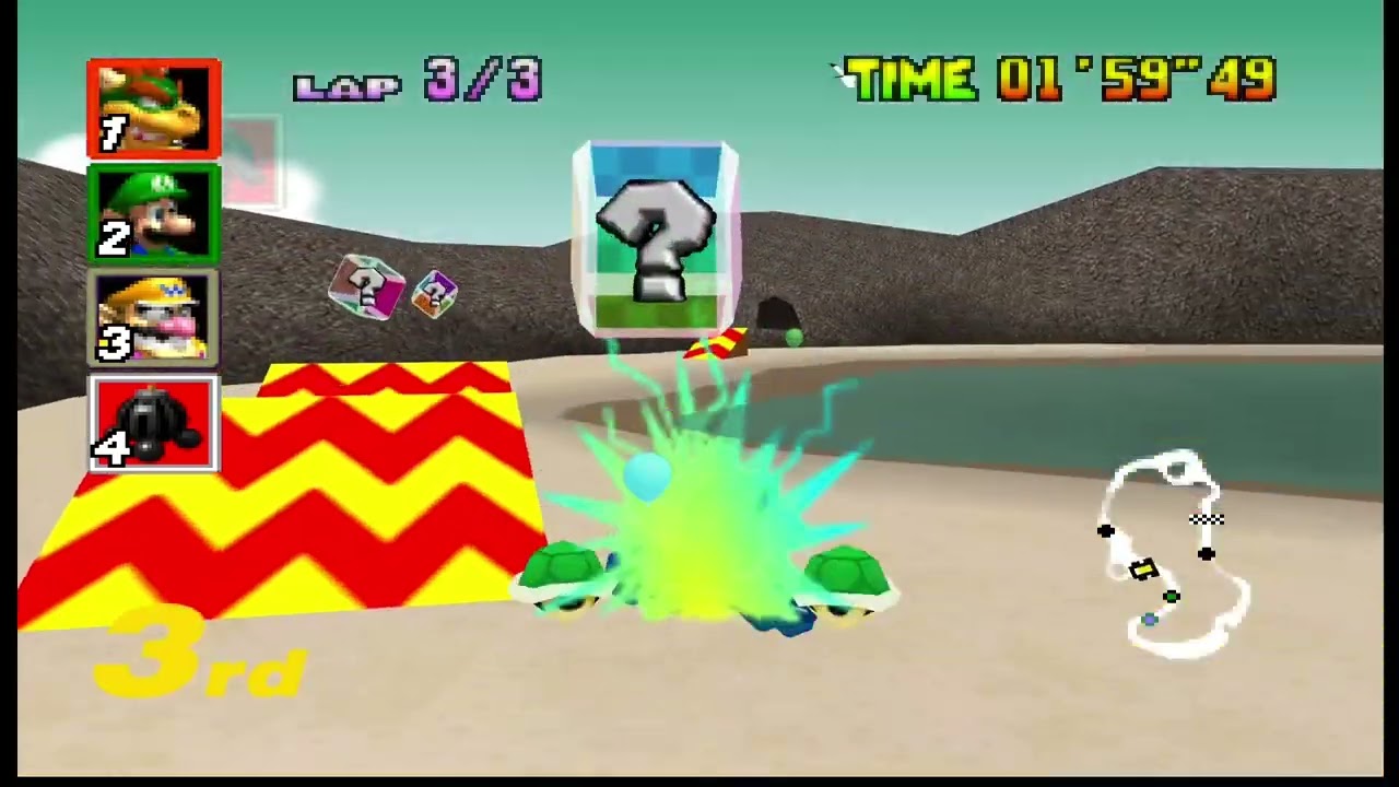 Mario Kart 64 Amped Up 3.01 - Classic tracks Balloon Mode Grand Cup 150cc
