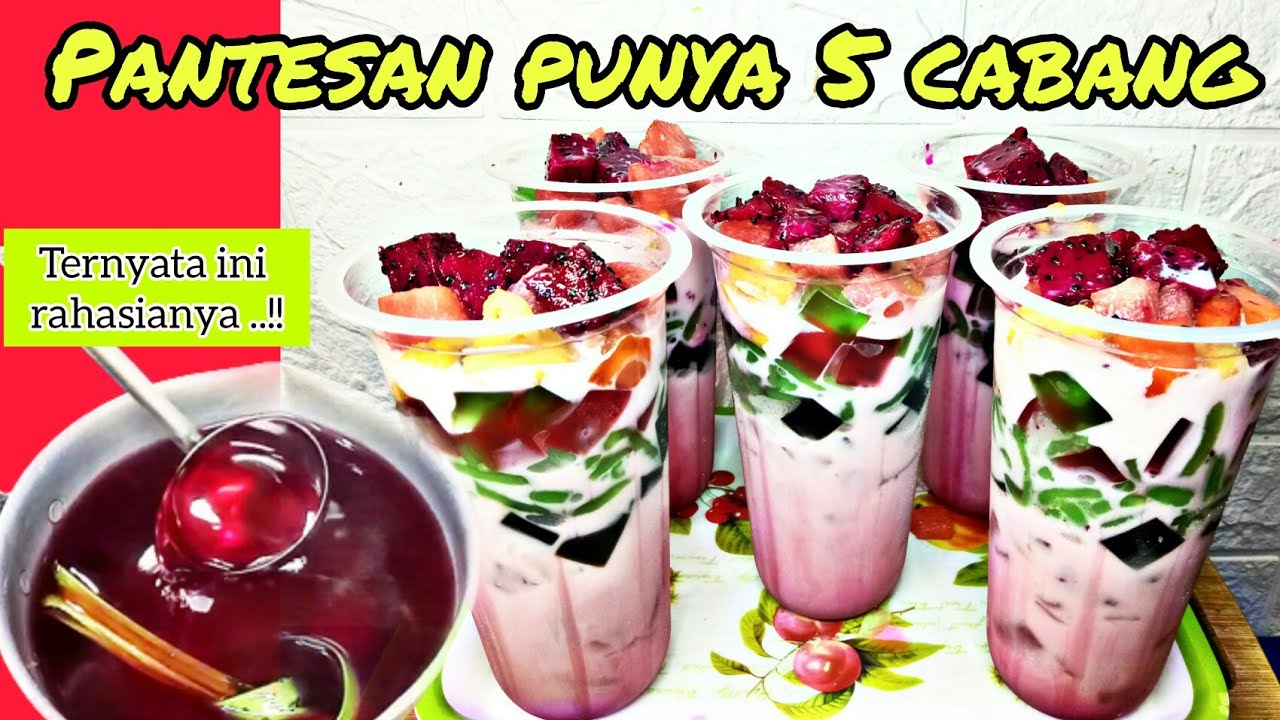 Pantes aja punya 5 cabang || Rahasia Sirup Gula Es Buah Prasmanan