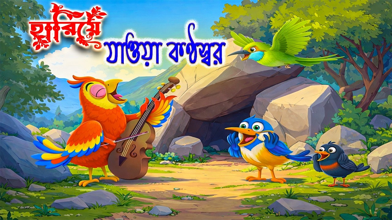হারিয়ে যাওয়া কণ্ঠস্বর | Birds Cartoon | Moral storys |Cartoon bird story |  Cartoon Story