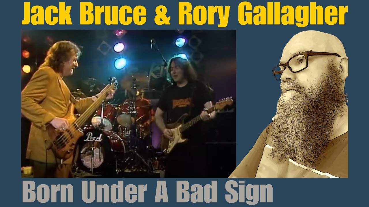 Jack Bruce & Rory Gallagher - Born Under A Bad Sign (Live 1990) reaction commentary