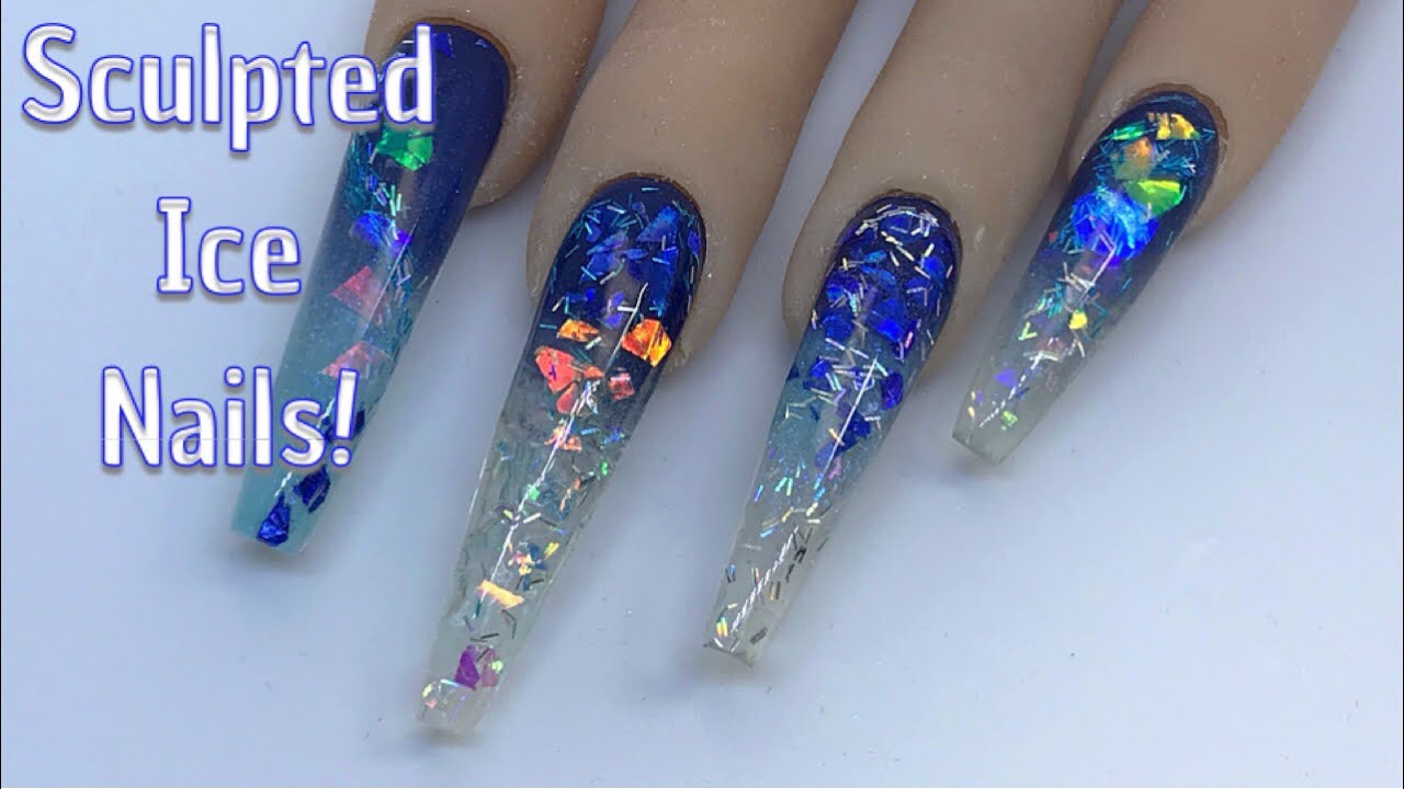 Sculptured Ice Nails | Acrylic Nails | Nail Sugar