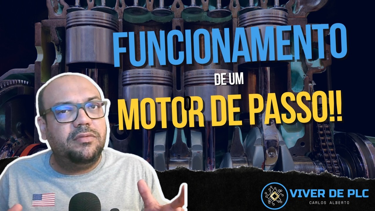 FUNCIONAMENTO de um MOTOR DE PASSO!! | VIVER DE PLC