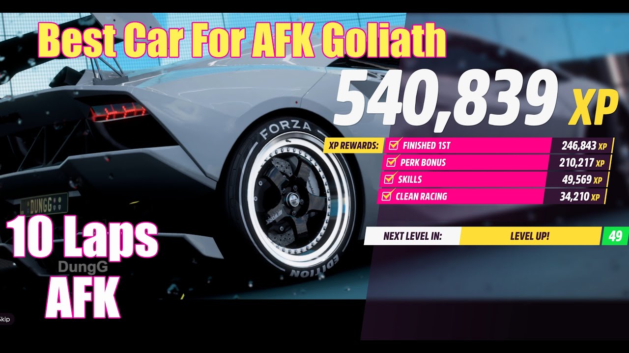 Best Car For AFK Goliath Glitch Forza Horizon 5