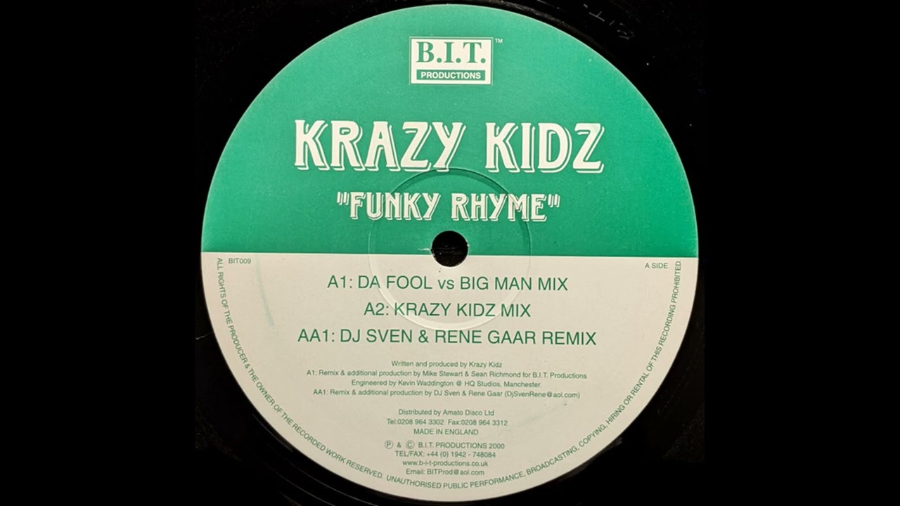 Krazy Kidz - Funky Rhyme (Da Fool Vs. Big Man Mix)