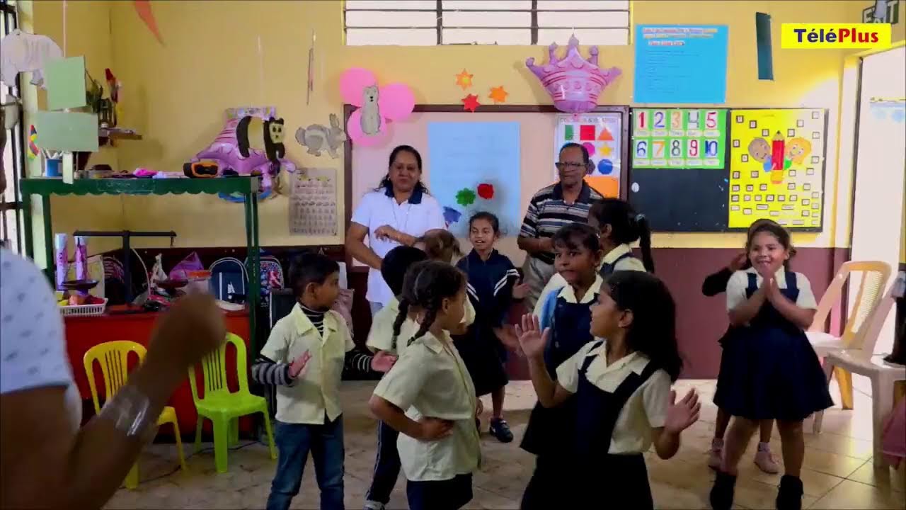 «Les enfants d’abord» à l’école Coin des Enfants de Pamplemousses !