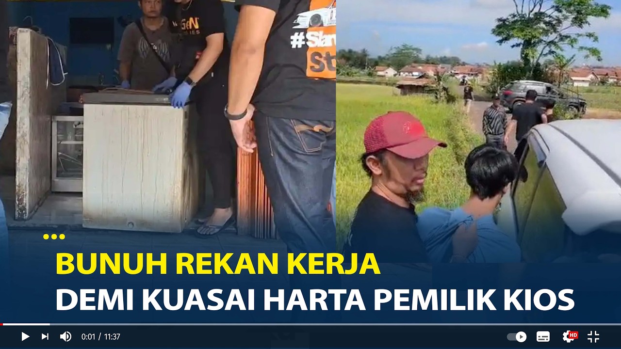 Siasat Pembunuh Pegawai Ayam Geprek dalam Freezer, Bunuh Rekan Kerja Demi Kuasai Harta Pemilik Kios