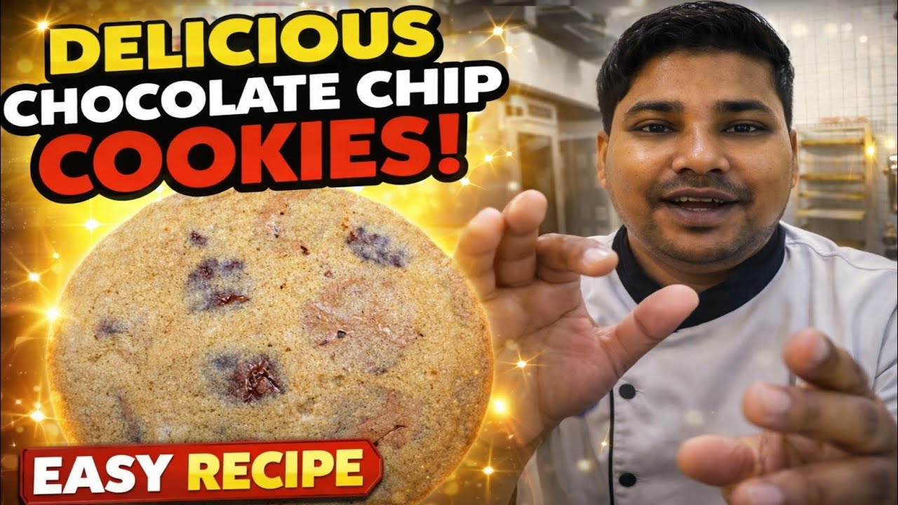 চকো চিপস কুকিস 😋🍪 !!Choco Chips Cookies 🍪😋!!