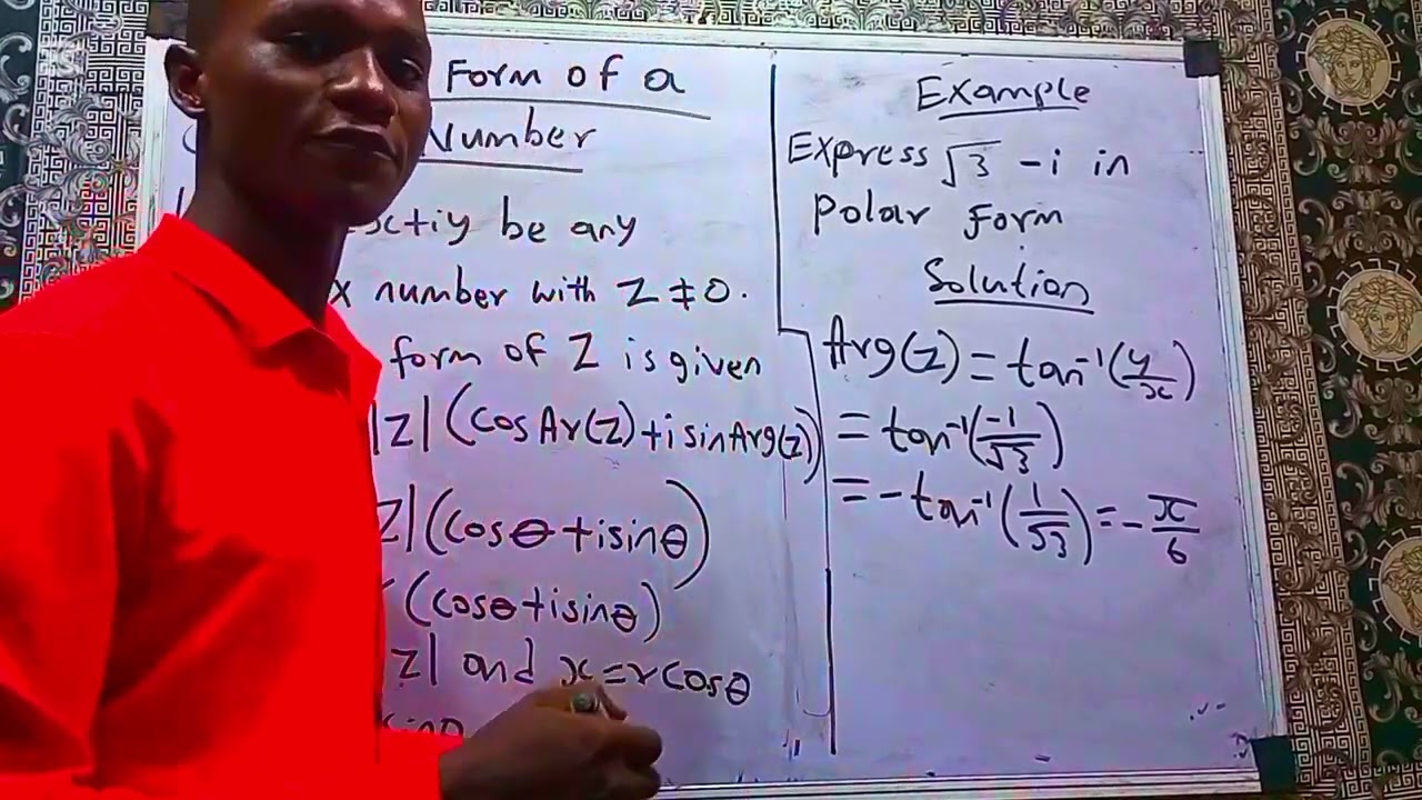 The Polar Form of a Complex Number: introduction 